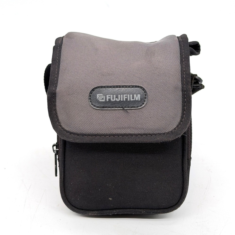 Fujifilm Camera Bag Black Grey Padded Shoulder Strap Accessory Pouch